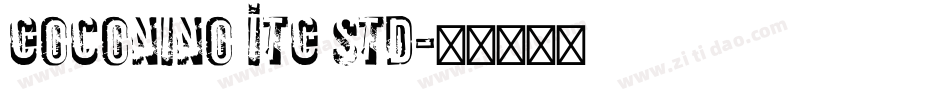 Coconino ITC Std字体转换